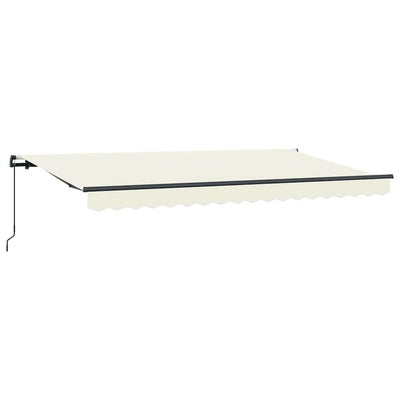 Vidaxx Sombrilla plegable crema 400 x 200 cm tela