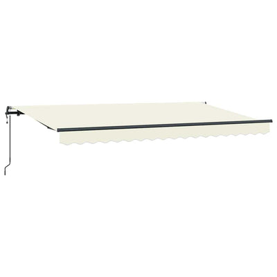 Vidaxx Sombrilla plegable crema 400 x 200 cm tela