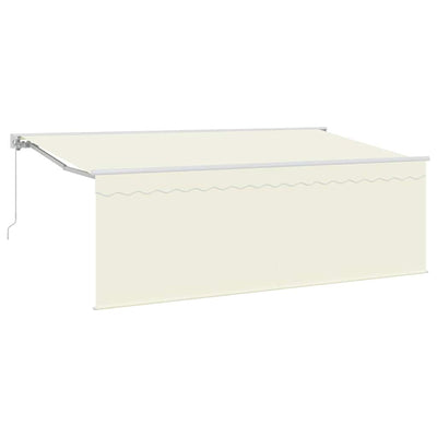 Vidaxx sombrilla plegable crema 400 x 200 cm