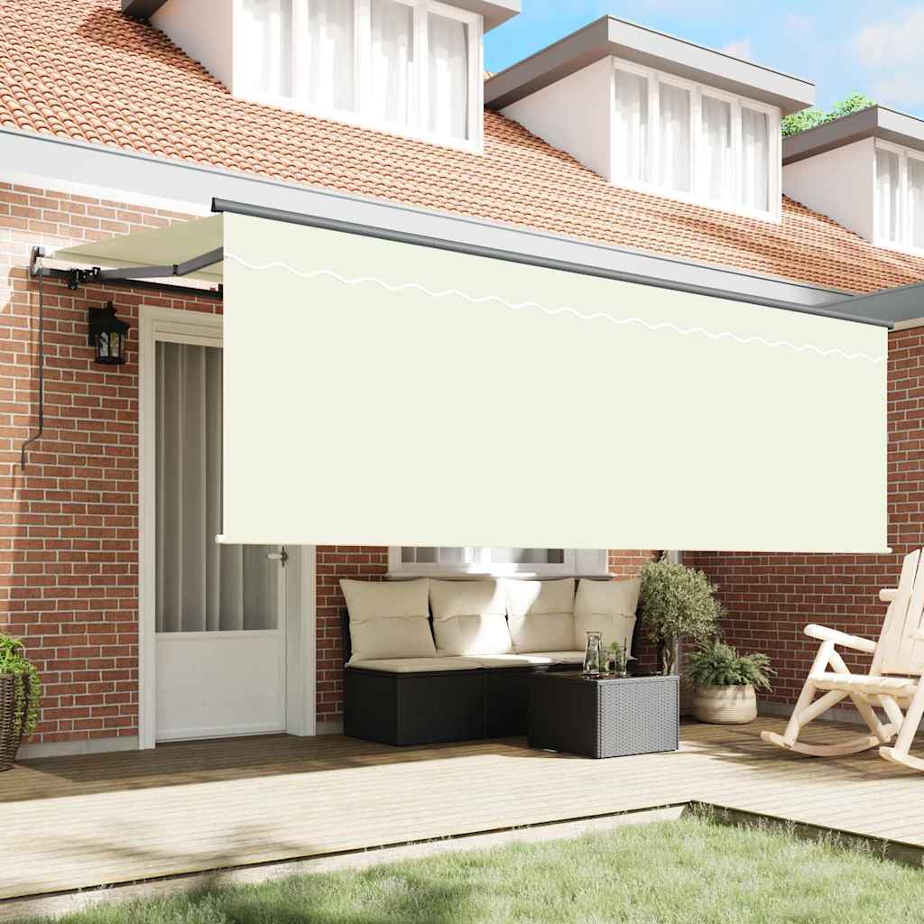 Vidaxl inklapbaar zonnescherm crème 400 x 200 cm