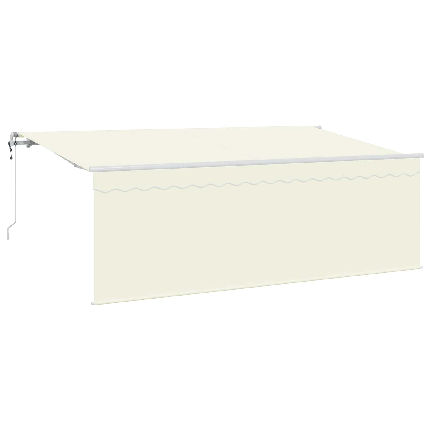 Vidaxl inklapbaar zonnescherm crème 400 x 200 cm