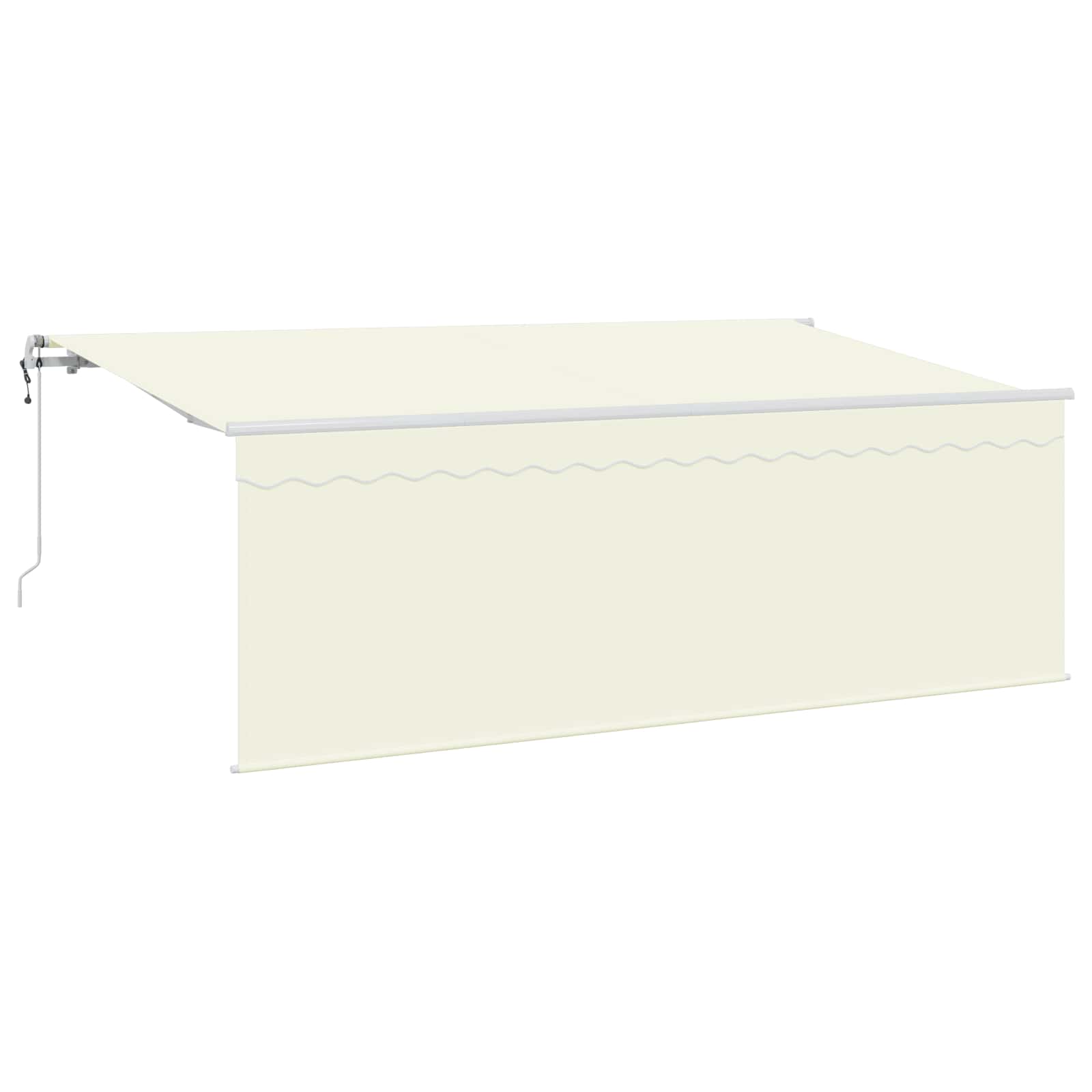 Vidaxl inklapbaar zonnescherm crème 400 x 200 cm