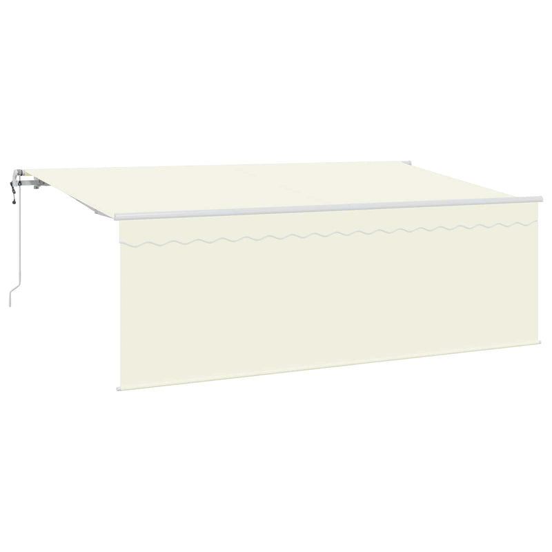 Vidaxx sombrilla plegable crema 400 x 200 cm