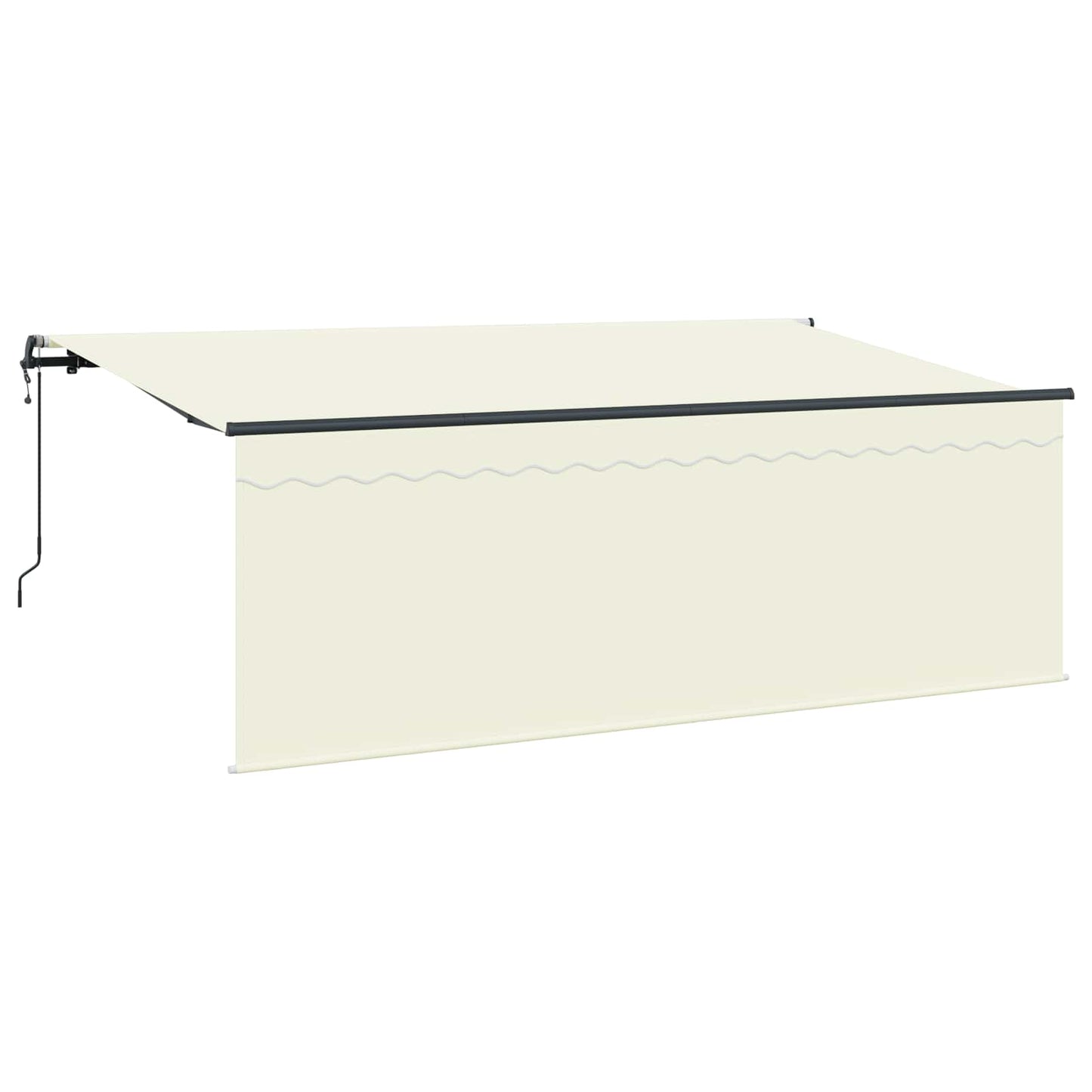 Vidaxl inklapbaar zonnescherm crème 400 x 200 cm