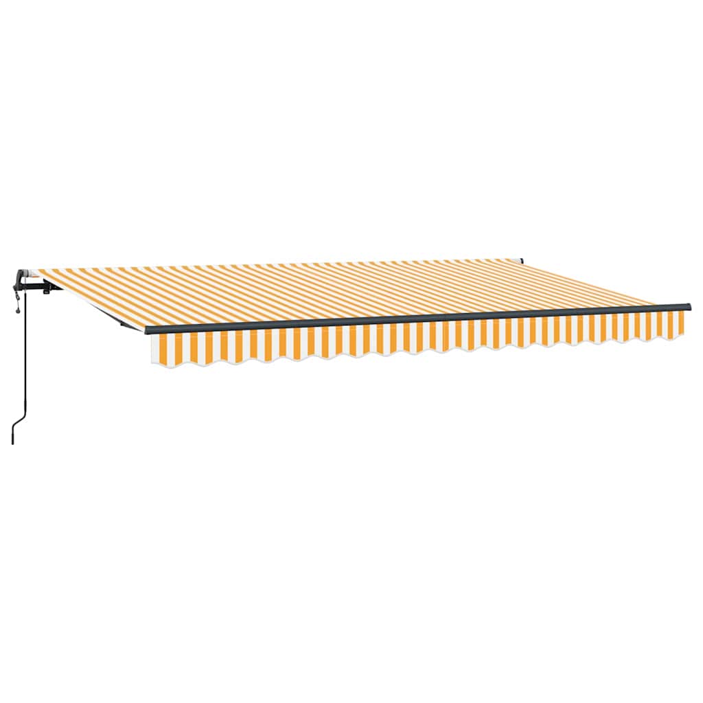 Vidaxx parasol plegable tejido amarillo 400 x 200 cm