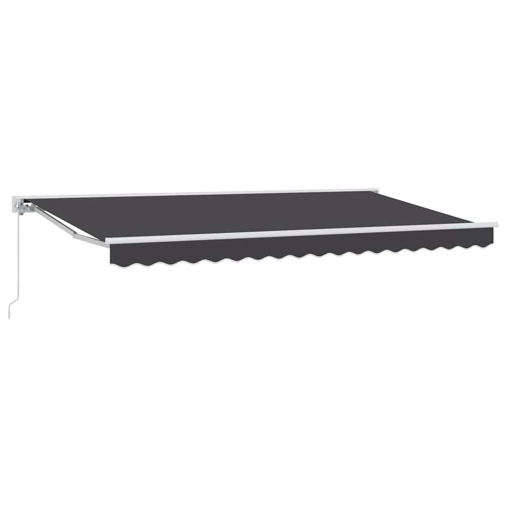 Vidaxl inklapbaar zonnescherm antraciet 400 x 200 cm