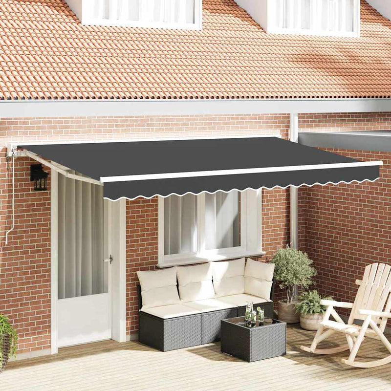 Tenda da sole pieghevole Vidaxx antracite 400 x 200 cm