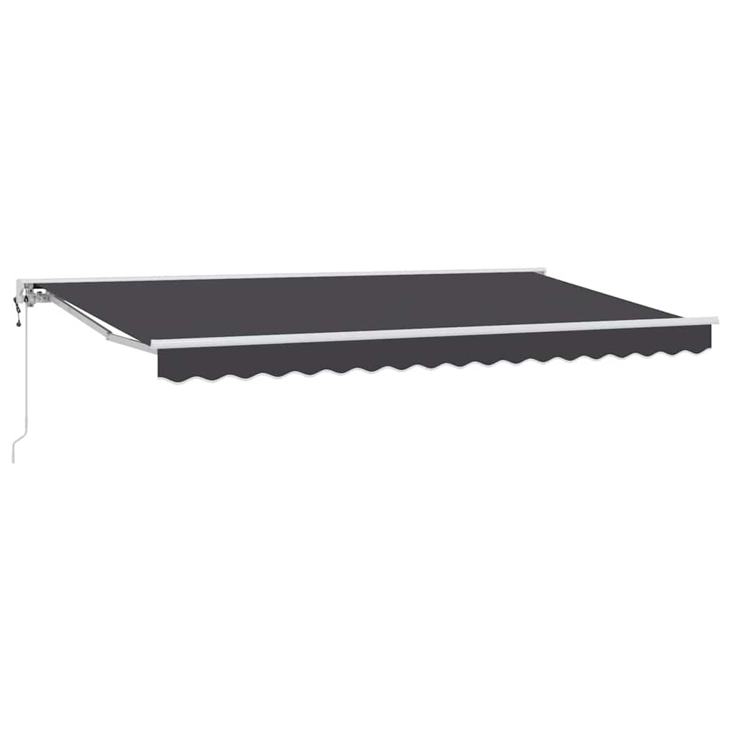 Vidaxl inklapbaar zonnescherm antraciet 400 x 200 cm