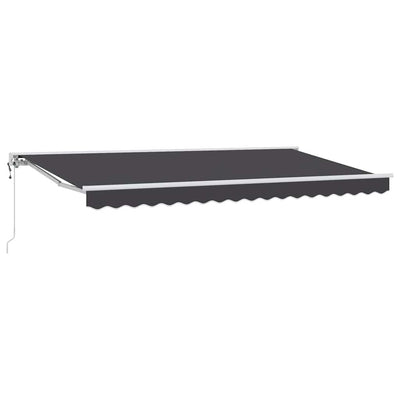 Vidaxl inklapbaar zonnescherm antraciet 400 x 200 cm