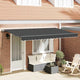 Tenda da sole pieghevole Vidaxx tessuto antracite 400 x 200 cm