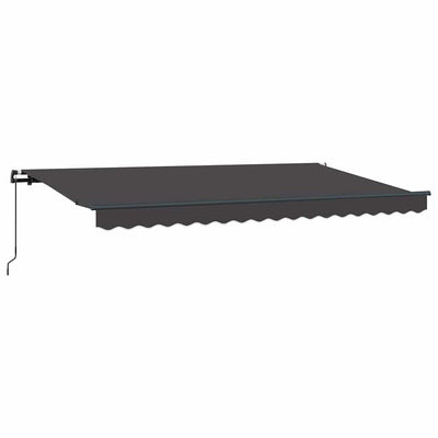 Vidaxl inklapbaar zonnescherm antraciet 400 x 200 cm stof