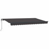 Tenda da sole pieghevole Vidaxx tessuto antracite 400 x 200 cm