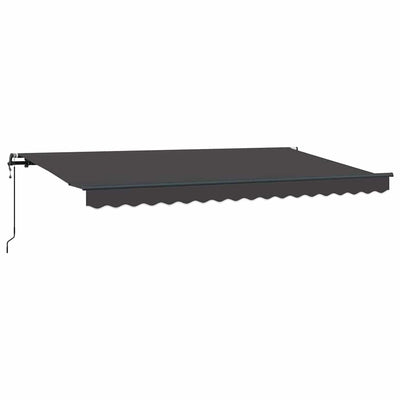 Vidaxl inklapbaar zonnescherm antraciet 400 x 200 cm stof