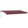 Vidaxx parasol plegable tejido rojo burdeos 400 x 200 cm