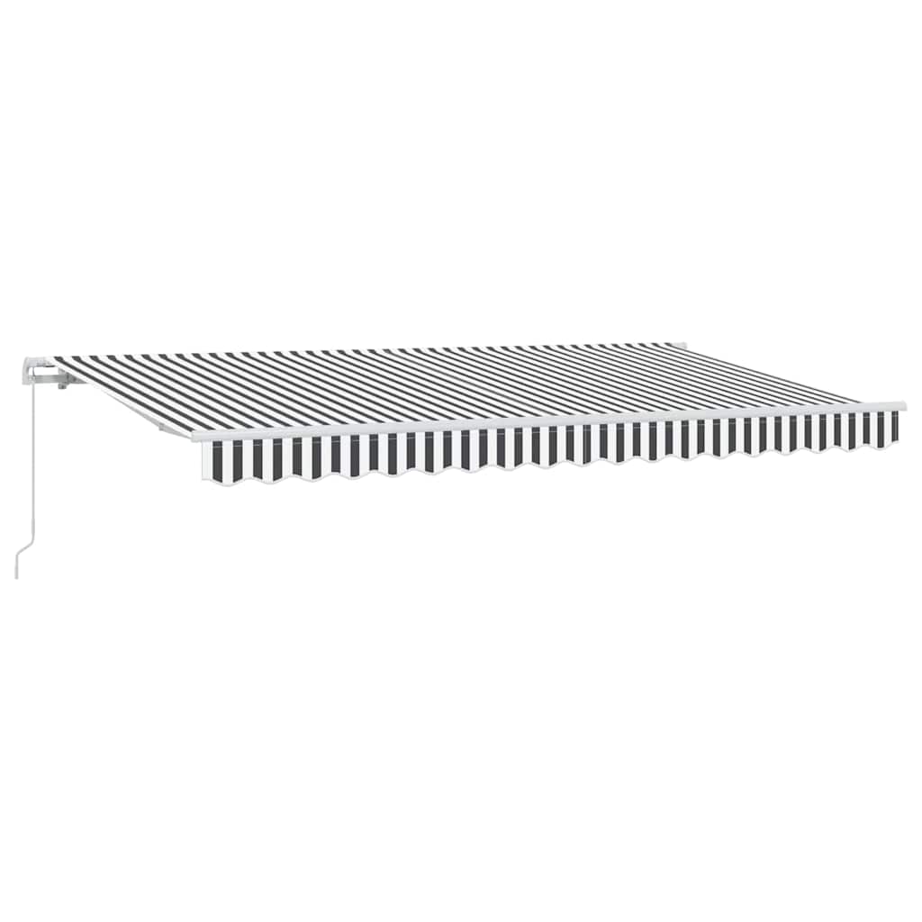 Tenda da sole pieghevole Vidaxx tessuto antracite 400 x 200 cm