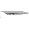 Tenda da sole pieghevole Vidaxx tessuto antracite 400 x 200 cm