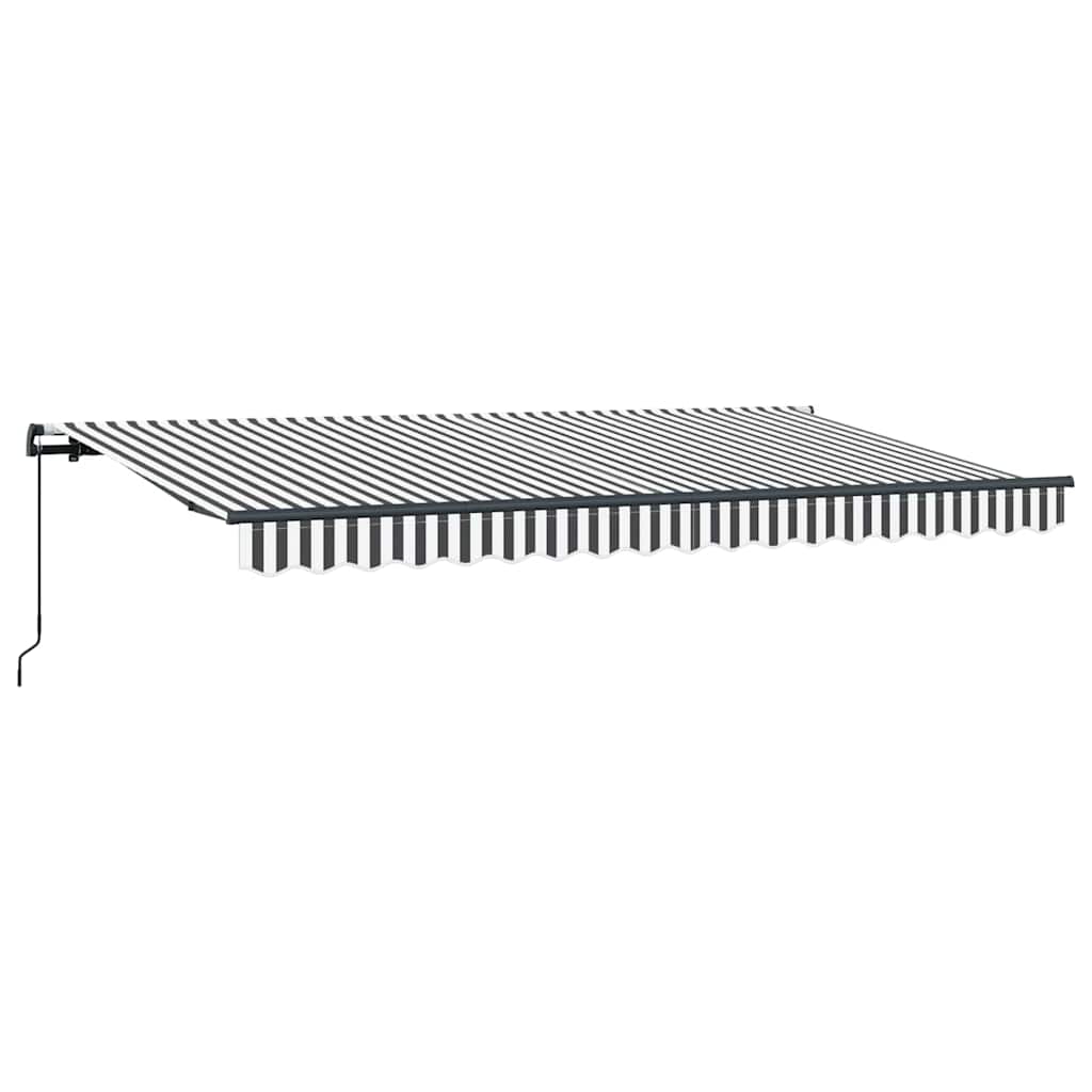 Tenda da sole pieghevole Vidaxx tessuto antracite 400 x 200 cm