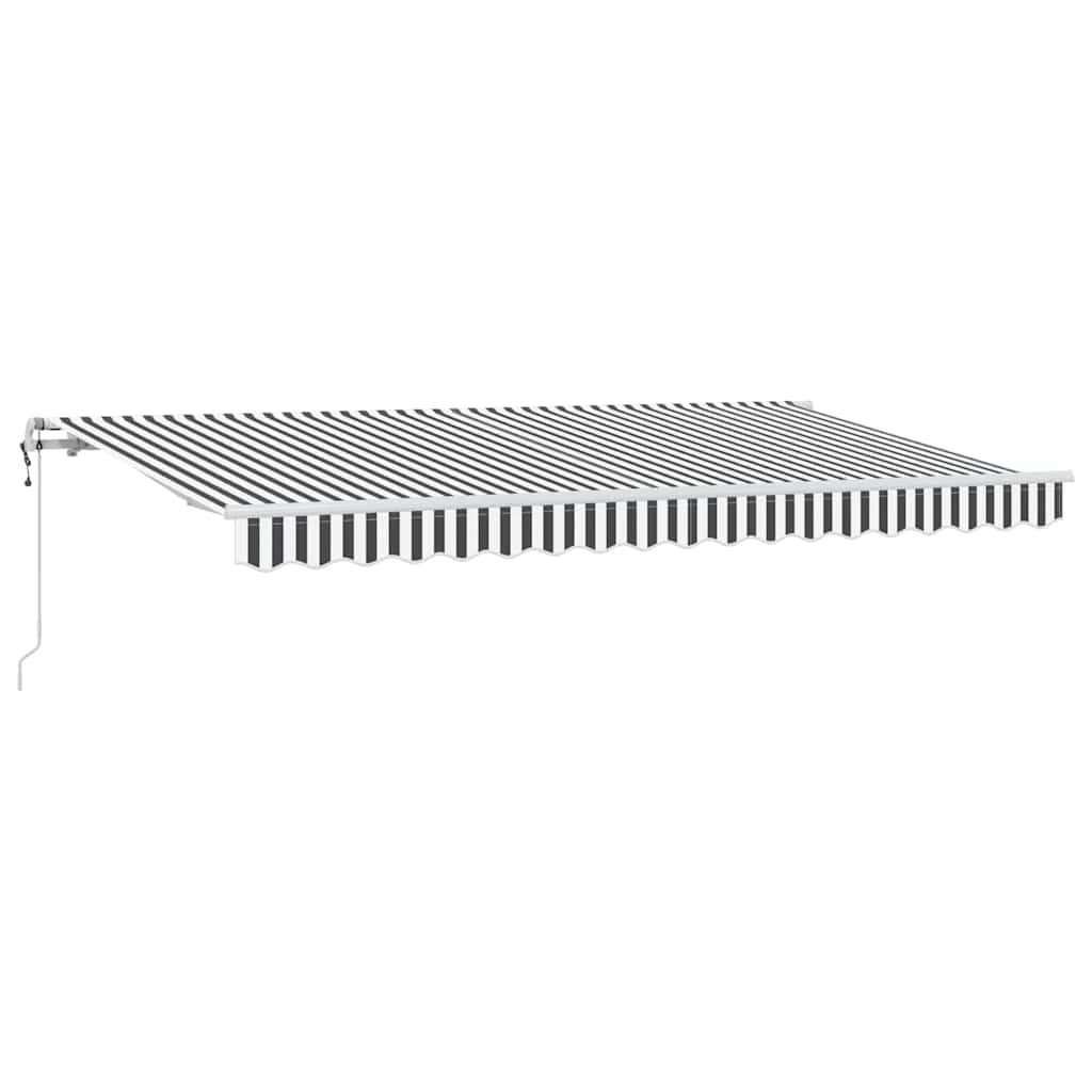 Tenda da sole pieghevole Vidaxx tessuto antracite 400 x 200 cm