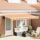 Vidaxx parasol plegable tejido amarillo 400 x 200 cm