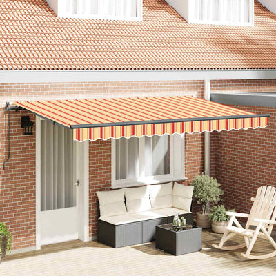 Vidaxx parasol plegable tejido amarillo 400 x 200 cm