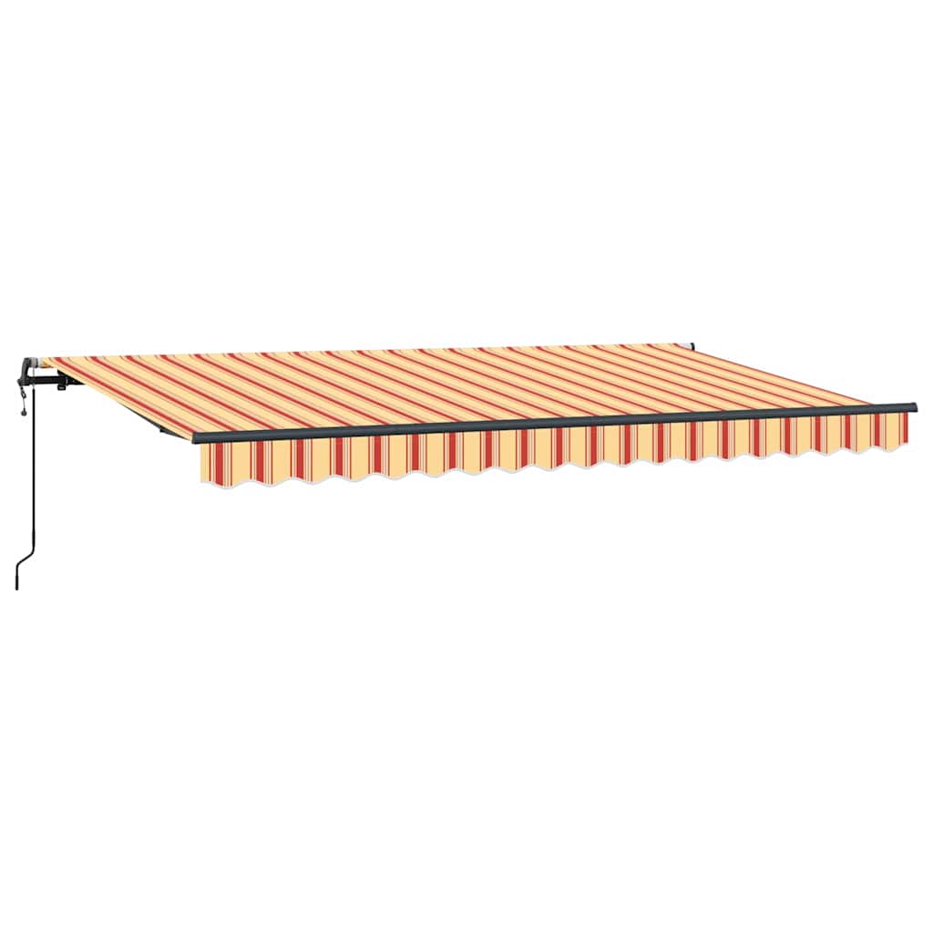 Vidaxx parasol plegable tejido amarillo 400 x 200 cm