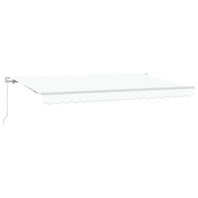 Ombrellone pieghevole Vidaxx in tessuto bianco 400 x 200 cm