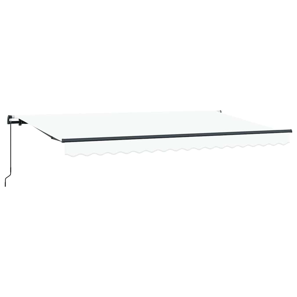 Ombrellone pieghevole Vidaxx in tessuto bianco 400 x 200 cm