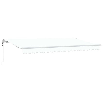 Ombrellone pieghevole Vidaxx in tessuto bianco 400 x 200 cm