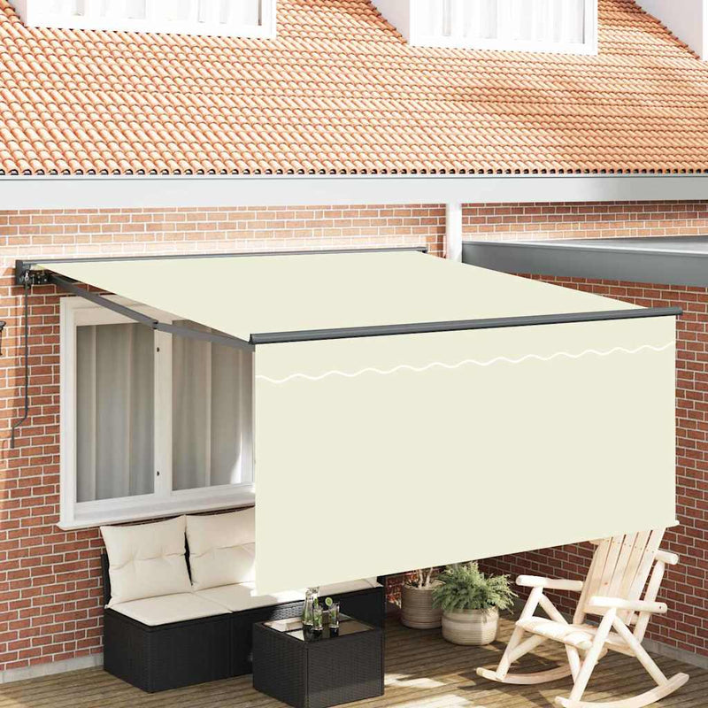 Ombrellone pieghevole Vidaxx crema 300 x 250 cm
