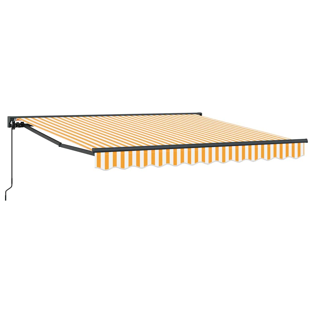 Ombrellone pieghevole Vidaxx giallo e bianco 300 x 250 cm