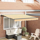 Ombrellone pieghevole Vidaxx giallo e bianco 300 x 250 cm