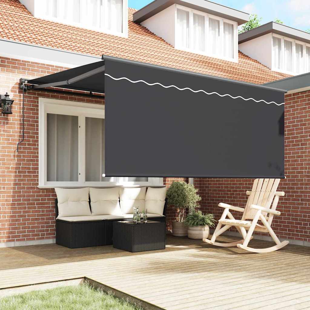 Vidaxl inklapbaar zonnescherm antraciet 300 x 250 cm
