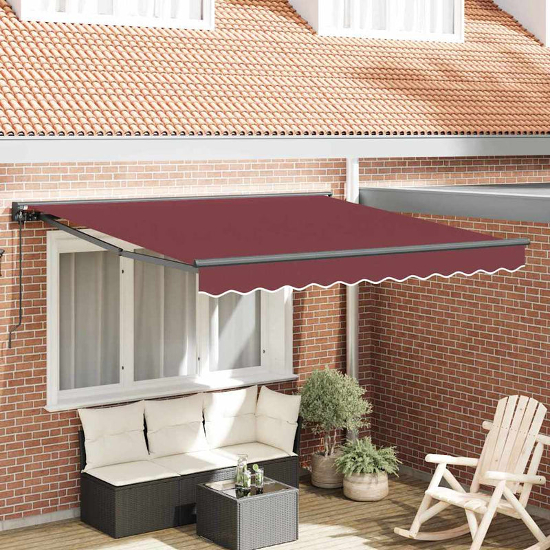 Tenda da sole pieghevole Vidaxx bordeaux 300 x 250 cm