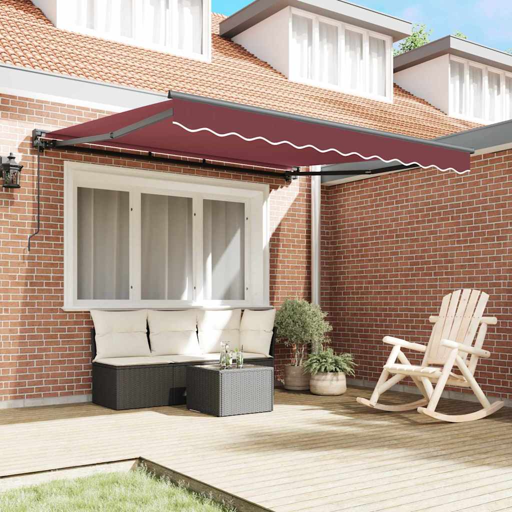 Toldo plegable vidaxx burdeos 300 x 250 cm