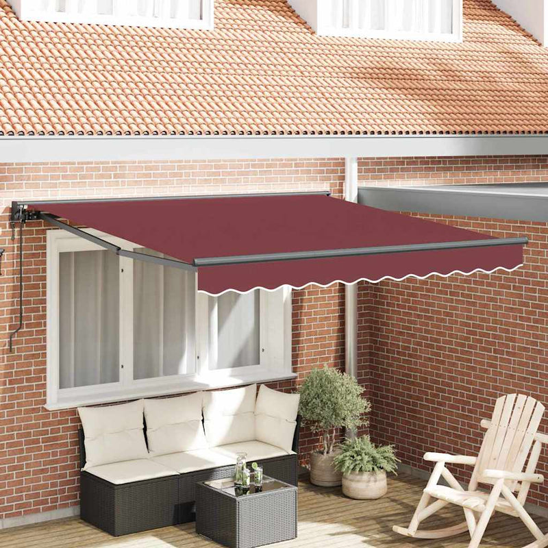 Tenda da sole pieghevole Vidaxx bordeaux 300 x 250 cm