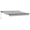 Ombrellone pieghevole Vidaxx antracite e bianco 300 x 250 cm
