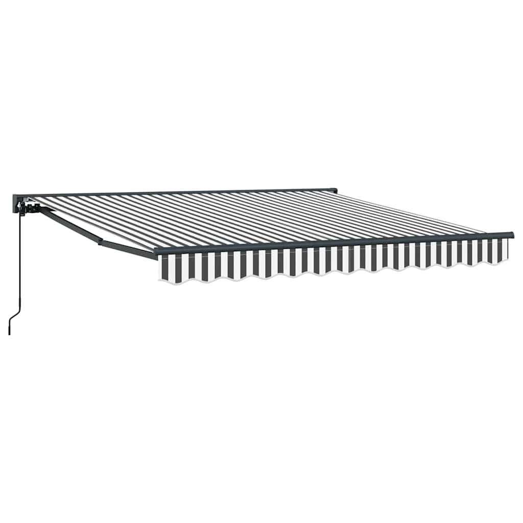 Ombrellone pieghevole Vidaxx antracite e bianco 300 x 250 cm