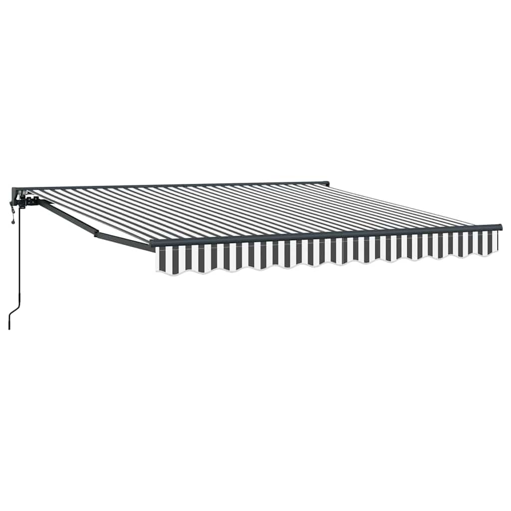 Ombrellone pieghevole Vidaxx antracite e bianco 300 x 250 cm