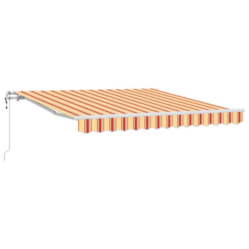 Ombrellone pieghevole Vidaxx in tessuto giallo e arancione 300 x 250 cm