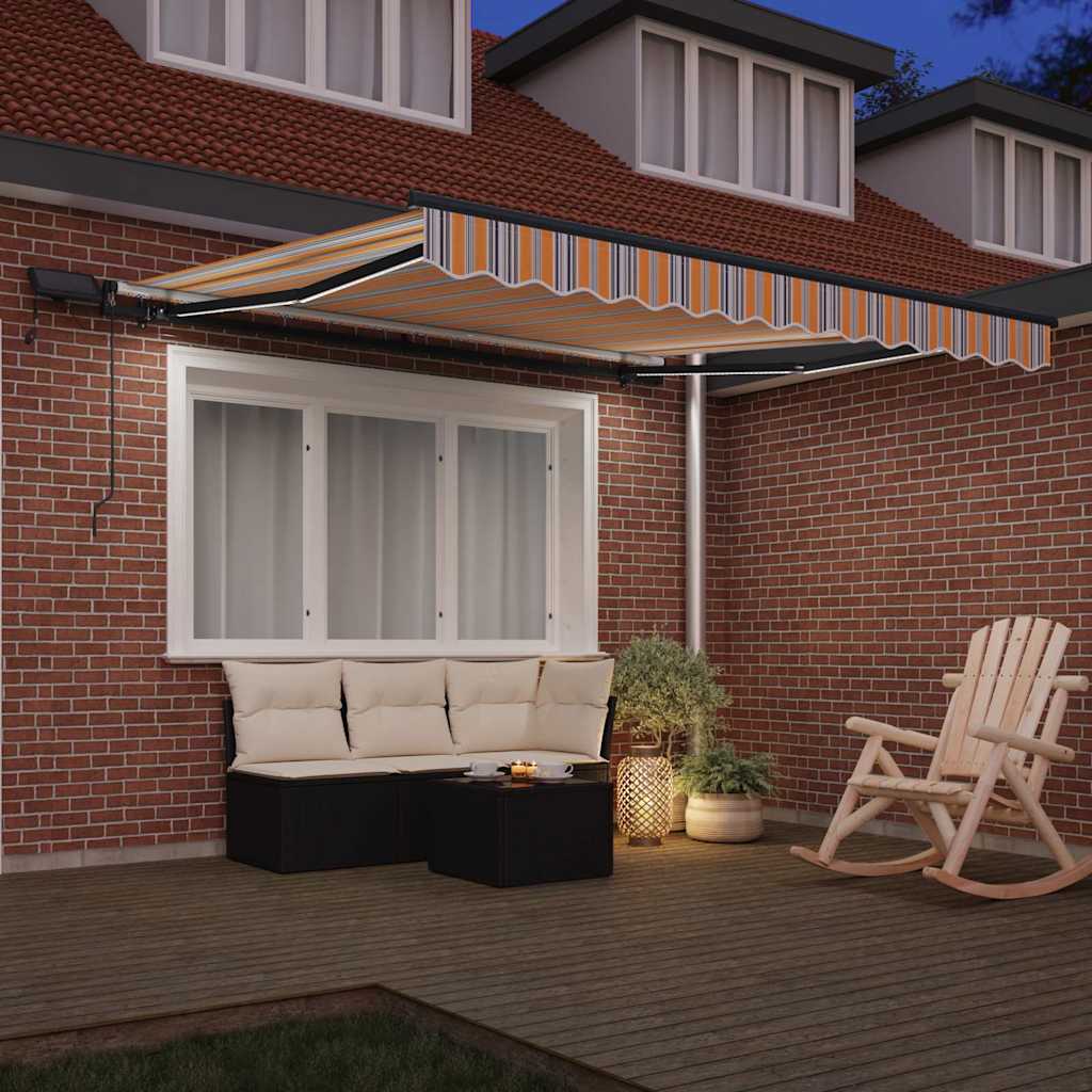 Ombrellone pieghevole Vidaxx tessuto multicolore 300 x 250 cm