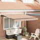 Ombrellone pieghevole Vidaxx blu e arancione 300 x 250 cm