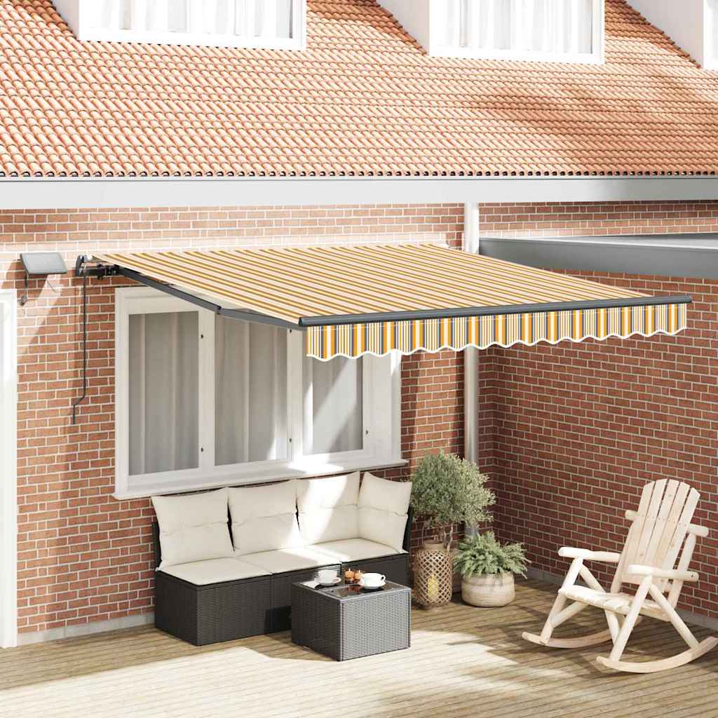 Ombrellone pieghevole Vidaxx tessuto multicolore 300 x 250 cm