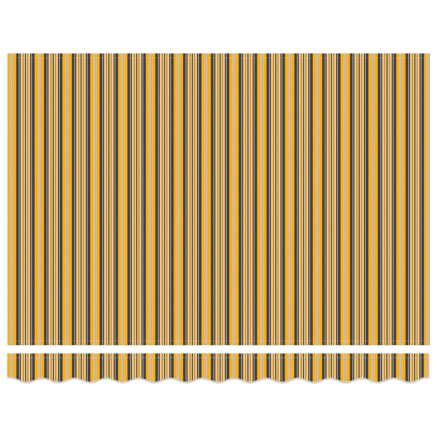 Ombrellone pieghevole Vidaxx giallo e grigio 300 x 250 cm