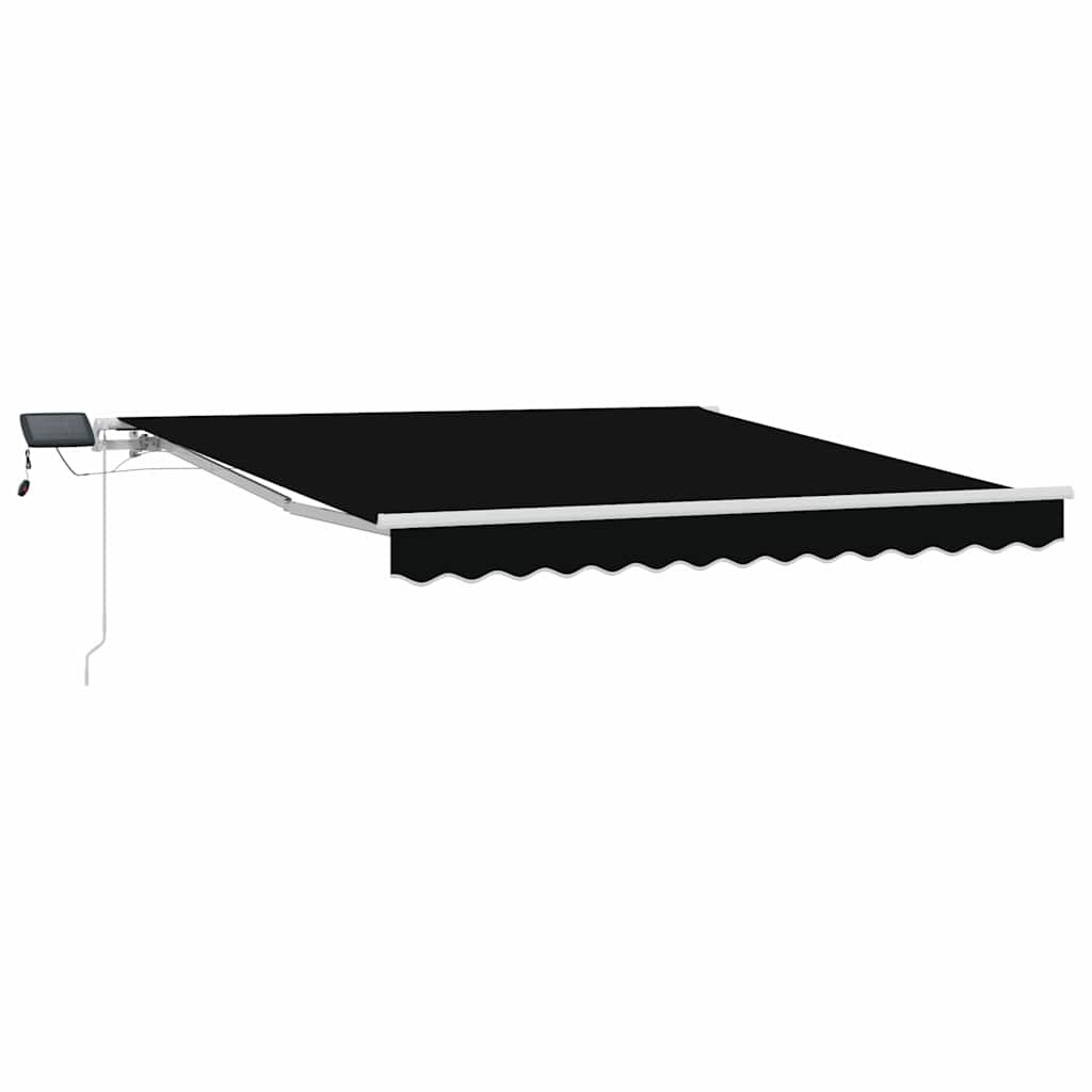 Ombrellone pieghevole Vidaxx nero 300 x 250 cm tessuto e acciaio