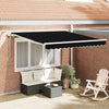 Vidaxx parasol plegable negro 300 x 250 cm poliéster y metal