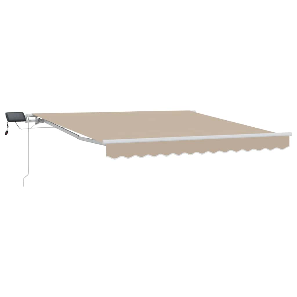 Toldo plegable vidaxx con tejido beige 300 x 250 cm