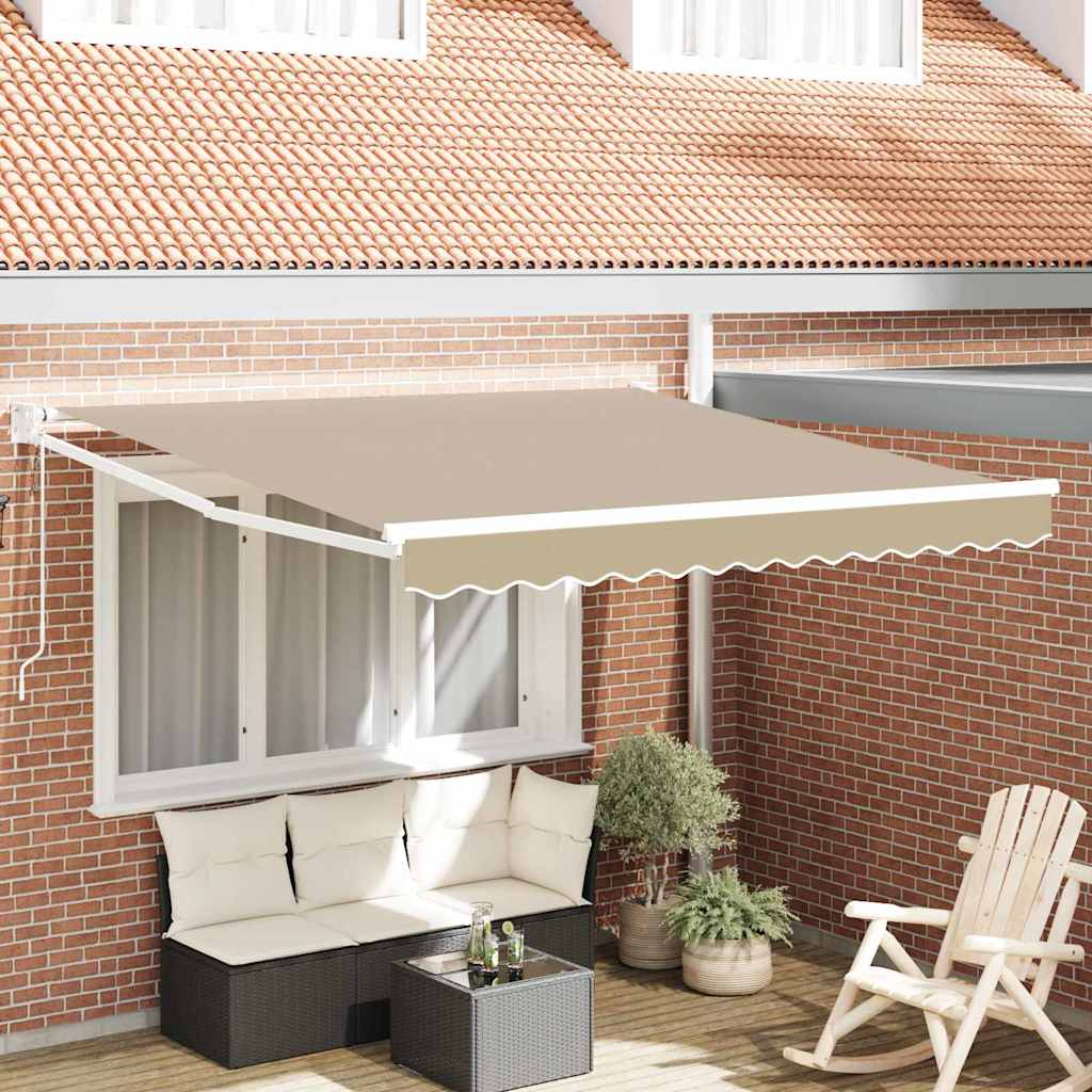 Toldo vidaxx beige 300 x 250 x 165 cm poliéster