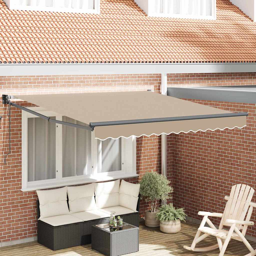 Toldo vidaxx beige 300 x 250 x 165 cm poliéster