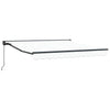 Ombrellone pieghevole Vidaxx bianco 300 x 250 cm poliestere e metallo