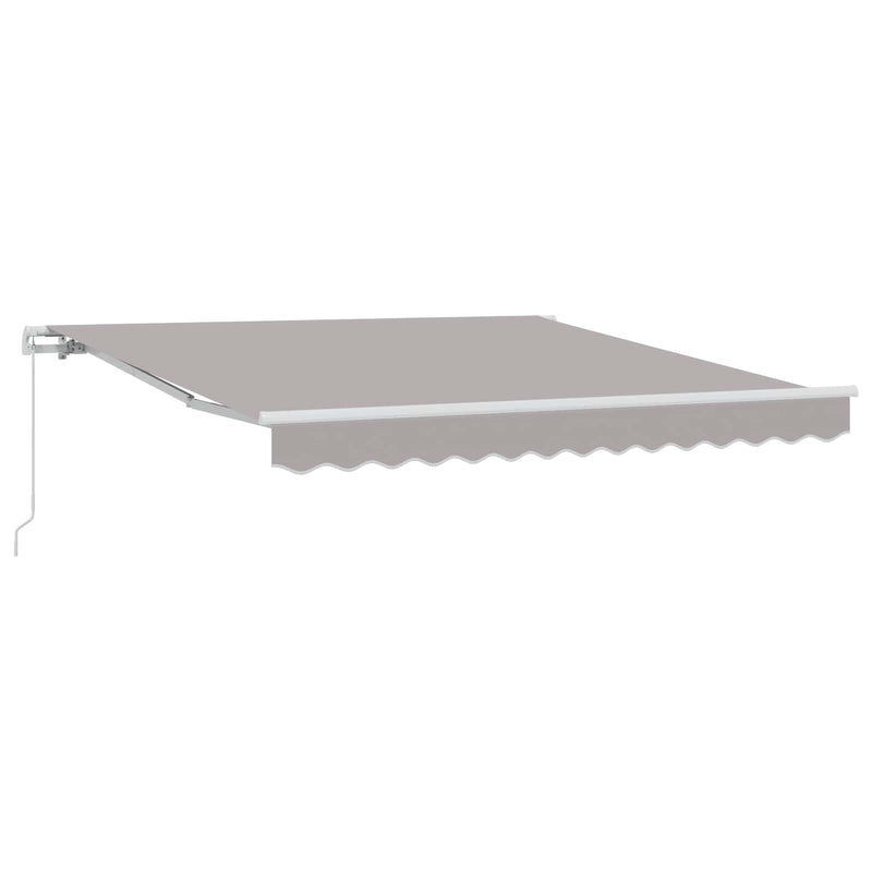 Toldo vidaxx gris claro 300 x 250 x 165 cm poliéster